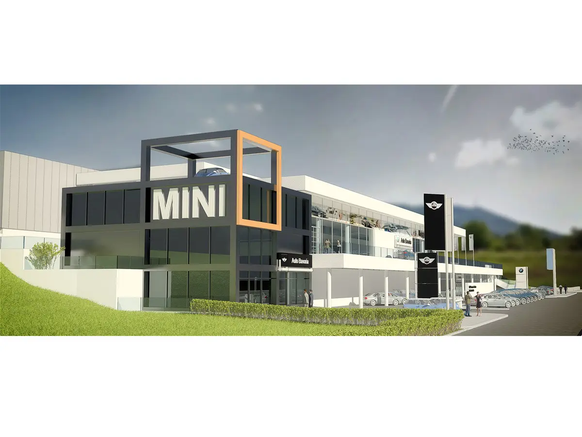 Architectural project of a Service and showroom for "BMW"; Sofia - 3