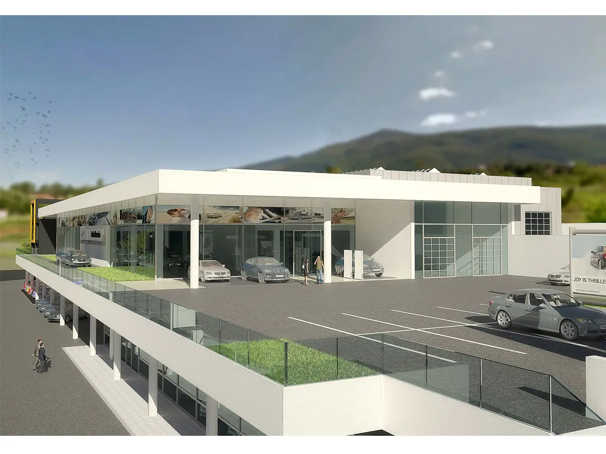 Architectural project of a Service and showroom for "BMW"; Sofia - 4