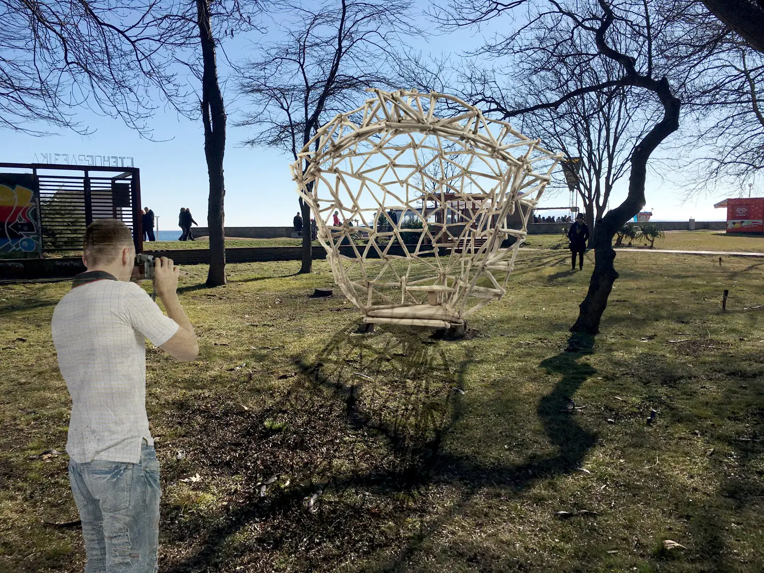 architectural installation, free structure, gazebo, MoodWood design, - 7