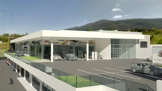 Architectural project of a Service and showroom for "BMW"; Sofia (4)