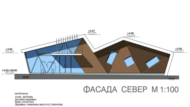 Архитектурен проект на сграда - зактрита автобусна спирка и компютърен клуб, с. Кошарица, общ. Несебър (6)
