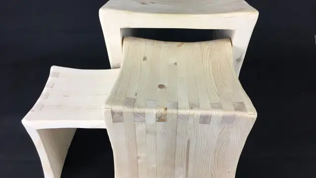 Три табуретки - масив Mood Wood Design (8)